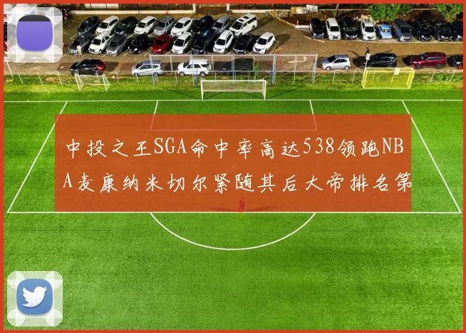 中投之王SGA命中率高达538领跑NBA麦康纳米切尔紧随其后大帝排名第七